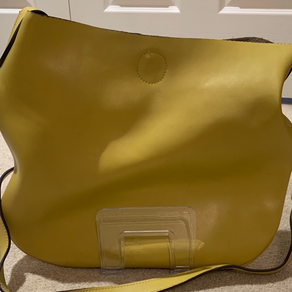 Butter Yellow Leather Women's Bag